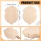 6 Pcs Unfinished Wood Plaque Wooden Shield Plaque Wood Sign(12 x 16 Inch)